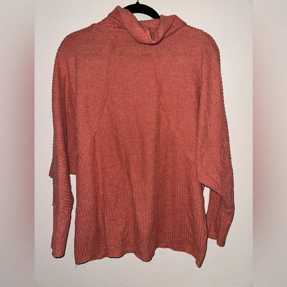 Lularoe Kristen Cowl pullover, size small, pumpkin orange - Picture 2 of 2